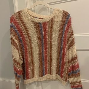 stripped sweater size: m